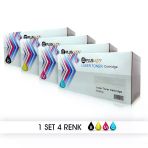 Bitmeyen Kartuş 4 Adet Pluscopy Xerox 6000/6010/6015 Uyumlu Çok Renkli Muadil Toner
