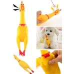 Biton Toptan Büyük Boy Sesli Horoz Eğlenceli Köpek ve Kediler Için Sesli Öten Horoz Oyuncak 38 cm