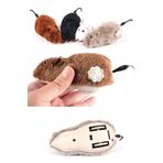 BiTon Toptan Kedi Oyuncağı Kurmalı Fare Pelüş Oyuncak 14 Cm Şaka Oyuncağı
