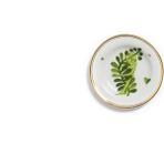 Bitossi Home Fabula Micro Woman 9.5 cm Yeşil Porselen Küçük Tabak