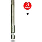 Bits Tork Uç Vidalama Torx Matkap Ucu T30 x 100 mm - 3 Adet - Altın