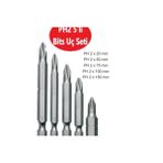 Bits Uç, PH2 Yıldız Matkap Ucu 25mm, 50 mm 75mm, 100mm, 150mm PH2 5'li Set