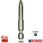 Bits Uç Yıldız Uç Matkap Ucu Vidalama Ucu Ph2 x 100 mm (Uzun Boy 10 Cm) - Altın