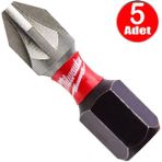 Bits Yıldız Uç Vidalama Matkap Ucu Pz2 x 25MM -5 Adet - Altın