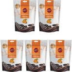 Bitter Çikolata Kaplı Portakal Draje 125g 5li Set