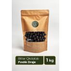 Bitter Çikolatalı Fındık Draje - Taze Kavrulmuş Bütün Fındık 1kg - 1 kg