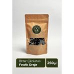 Bitter Çikolatalı Fındık Draje - Taze Kavrulmuş Bütün Fındık 250GR - 250 gr