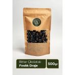 Bitter Çikolatalı Fındık Draje - Taze Kavrulmuş Bütün Fındık 500GR - 500 gr