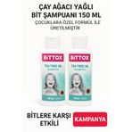 Bittox 2 Kutu 150 ml Saç Bit Şampuanı Ve Sirke Ilacı. Saçları Yağdan Arındıran Aile Boyu Kullanılan Şampuan