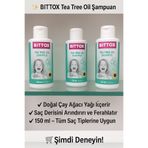 Bittox 3 Kutu 150 ml Saç Biti Ve Sirke Şampuanı. Saçları Yağdan Arındıran Aile Boyu Kullanılan Şampuan