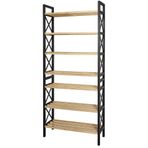 bituclass 8 Katlı Çok Amaçlı Raf Ayakkabılık – 47x18x127 cm, MDF ve Plastik Malzeme, Kolay Kurulum QR Kodlu, Modern ve Dekoratif Düzenleyici Dolap Ünitesi, Siyah