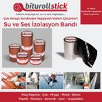 Biturollstick 1.5 mm 20 cm Kırmızı 10 mt - Yapışkanlı Su Yalıtımı ve Ses Yalıtım Bandı