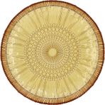 Bitz Kusintha Servis Tabağı Yuvarlak Amber 3 cm - Çap:30 cm - Çok Renkli