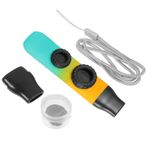 BIUDECO 1 Takım Çift Delik Kazoo Müzik Aletleri Bas Gitar Yetişkinler Için Armonikalar Öğrenmesi Kolay Müzikal Kazoos Metal Gitar Ocarina Yüksek Teknoloji Ürünü Plastik Malzeme Çocuk Narin