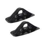 BIUDECO 2 Braket Seti Kayak Için Sabit Çerçeve Güneşlik Tabanları Pvc Malzeme Çadır Çubukları Için Çok Delikli Şişme Ve Kanolar Için İdeal