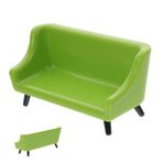 BIUDECO Mini Yatak Odası Aksesuarları Bebek Mobilya Oyuncak Bebek Kanepe Bebek Evi Mobilyaları Bebek Mobilya Seti Küçük Kanepe Minyatür Mobilya Minyatür Kanepe Süslemek Plastik Tv Seti
