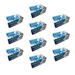Bıurpak Tek Kullanımlık Kalın Pratik Kutulu Galoş - Mavi - 100 Adetlik 10 Paket