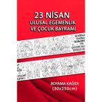 BiWini 23 Nisan Dev boyama Kağıdı Model2 30cm x 250cm