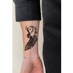 BiWini Baykuş Bilek Bacak Tattoo Geçici Dövme Bilek Boyun Kol Bacak Ve Göğüs Erkek Kadın