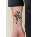 BiWini Çiçekli Gül Geçici Dövme Tattoo Bilek Kol Bacak Ve Göğüs Arası Erkek Kadın