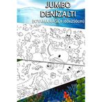 BiWini Jumbo Deniz Canlıları Dev Boyama Kağıdı 60cmx250cm