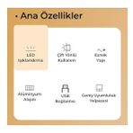 Bix 100 cm Saiji Sunflower Iıı Led Aydınlatmalı Esnek Telefon Tutucu