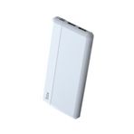 Bix 10000 Mah Beyaz Çift USB Çıkışlı ve LED Bildirimli Portatif Powerbank