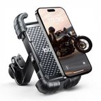 Bix BPH02 360° Derece Ayarlanabilen Gidon Bağlantılı Bisiklet Motosiklet için ABS 4-7.8" inç Telefon Tutucu