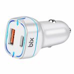 Bix BX-CCP36WT Siyah 36 W QC 3.0 USB PD Araç İçi Hızlı Şarj Adaptörü