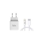 Bix BX-CL20TA Hızlı Şarj Adaptörü + 3A USB-C'den Lightning Kablo
