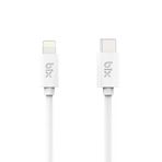 Bix BX100CLW 60 Watt USB-C to Lightning 1.2 mt Beyaz Şarj ve Data Kablosu