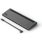 Bix Bx12hb 11'I 1 Usb C Hub, 4K Hdmi, Dp, Vga, Görüntü Aktarımı, 100W Pd, 3X Usb 3.0 Girişi, 1 Gigabit Ethernet, Micro Sd/Sd Girişi, 3,5 Mm Jack. Macbook Için Multiport Bağlantı Noktası.