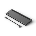 Bix BX12HB 11'i 1 USB C Hub, 4K HDMI, DP, VGA, Görüntü Aktarımı, 100W PD, 3x USB 3.0 Girişi, 1 Gigabit Ethernet, Micro SD/SD Girişi, 3,5 mm Jack. MacBook Pro için MultiPort Bağlantı Noktası.