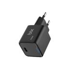 Bix BX1P30G GAN 30W TYPE-C Akım Korumalı Siyah Hızlı Şarj Cihazı
