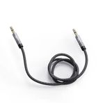 Bix BXAU101 3.5 mm 3 mt Gri Stereo Aaux Ses Kablo