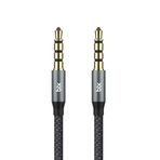 Bix BXAU3C Hi-Fi 3.5mm Örgülü Aux Ses Kablosu 24K Altın Kaplama, Araç Ses Sistemi, TV, Hoparlör, Kulaklık, Dayanıklı ve Esnek Ses Kablosu 1.5 Metre