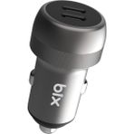 Bix BXCC100W 2*type-C Pd 3.0 Portlu Pps Destekli Mini Araç Içi Hızlı Şarj Cihazı Gri