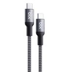 Bix BXCC241 Type-C to Type-C 240W USB-IF Metal Başlıklı Örgülü Şarj & Data Kablosu 1.8 Metre MacBook iPad uyumlu