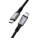 Bix BXCC242 USB4 Thunderbolt 3/4 Uyumlu USB-C IF Sertifikalı 240W 40Gbps 8K 60Hz UHD Hızlı Şarj, Data ve Görüntü Aktarım Kablosu 1 Metre