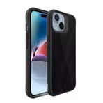 Bix BXMCFF13/14-BK İphone 13/14 Siyah Carbon Fiber Force Magfase Kılıf