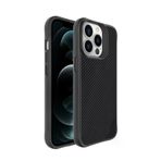 Bix BXMCFF13P-BK İphone 13 Pro Siyah Carbon Fiber Force Magfase Kılıf