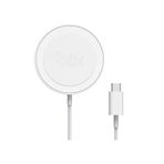 Bix BXMG15 15 Watt Beyaz Manyetik Kablosuz Şarj Cihazı