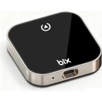 Bix CB03 Kablosuz Carplay Android Auto Adaptörü 2.4g/5g Wifi Android 12 Netflix Youtube Tiktok Destekli Araç Multimedya Cihazı - Açık Gri - Siyah