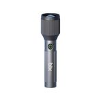 Bix Flashlight BX2142FL 24W LED, Max. 1000 Lümen Parlaklık ve 900 Metreye Kadar Menzilli, Zoom Özellikli Şarj Edilebilir Kamp ve Acil Durumlar için Çok Modlu Kompakt El Feneri