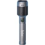 Bix Flashlight BX5102FL 60W Led, Max. 3000 Lümen Parlaklık ve 1000 Metreye Kadar Uzun Menzilli, Şarj Edilebilir, LED Güç Göstergeli ve Çok Modlu Kompakt El Feneri - Gri
