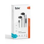 Bix Hf01c-Bk Type-C Siyah 14Mm Extra Bass Kulakiçi Mikrofonlu Kulaklık