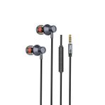 Bix HF02A Hi-Fi ve Extra Bass Özellikli Mikrofonlu Kulak içi Kulaklık (Siyah)