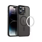 Bix İphone 15 Pro Magsafe Siyah Çizilmez Kılıf