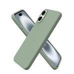 Bix iPhone 16 Plus Silikon Kılıf MagSafe Uyumlu Güçlü Koruma Darbe Emici Kaktüs Yeşili