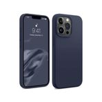 Bix iPhone 16 Pro Max Silikon Kılıf MagSafe Uyumlu Güçlü Koruma Darbe Emici Gece Mavisi
